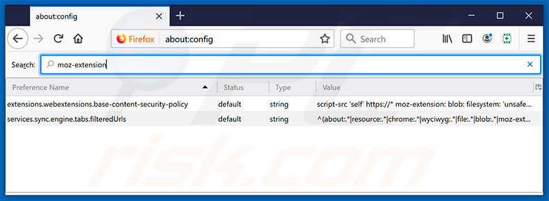 Removing splendidsearch.com from Mozilla Firefox default search engine