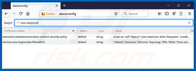 Removing splendidsearch.com from Mozilla Firefox default search engine