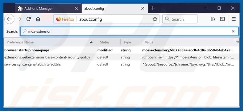 Removing search.htransitmapsdirections.com from Mozilla Firefox default search engine