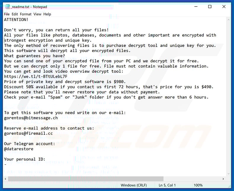 Vesad decrypt instructions (_readme.txt)