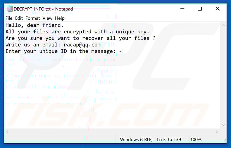 WALAN decrypt instructions