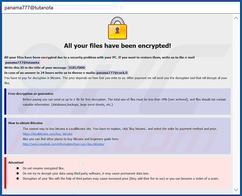 Acuf2 decrypt instructions