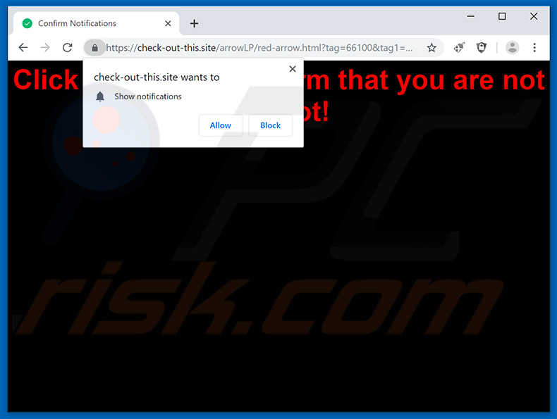 check-out-this[.]site pop-up redirects