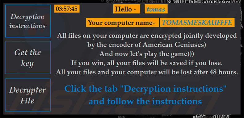 CROWN decrypt instructions