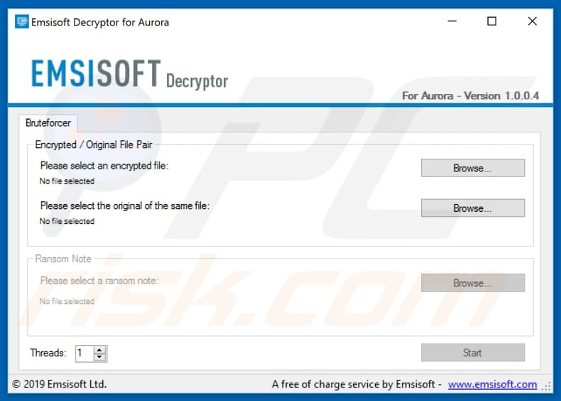 dragon free decrypter by emsisoft