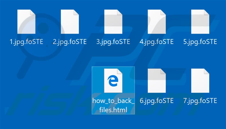 Files encrypted by foSTE