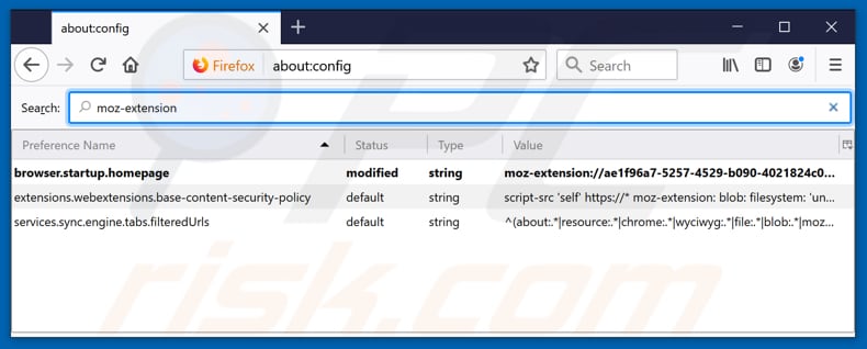 Removing Getappsonline from Mozilla Firefox default search engine