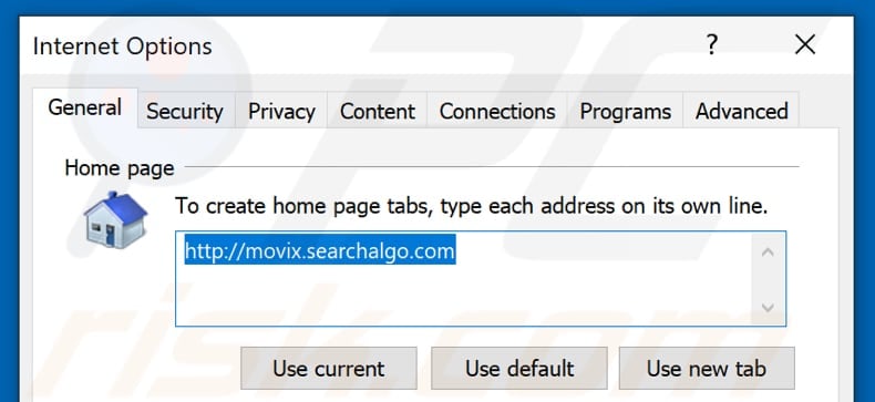 Removing Getappsonline from Internet Explorer homepage