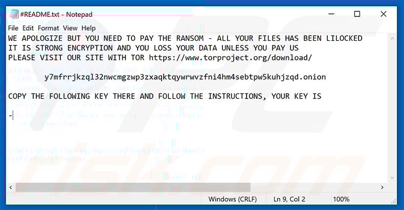 Lilocked decrypt instructions