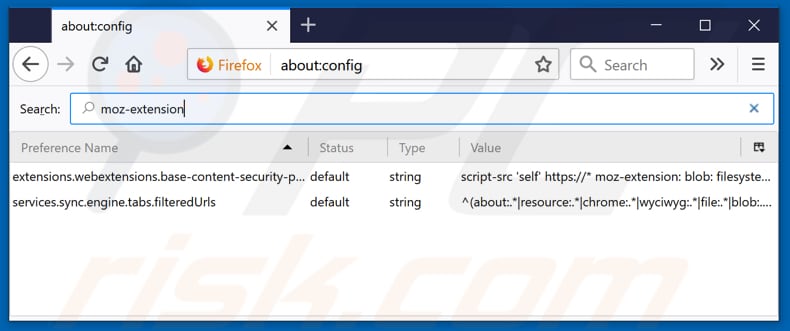 Removing services.myofficex-svc.org from Mozilla Firefox default search engine