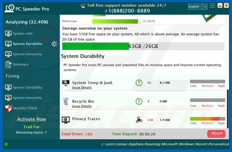 PC Speeder Pro unwanted application