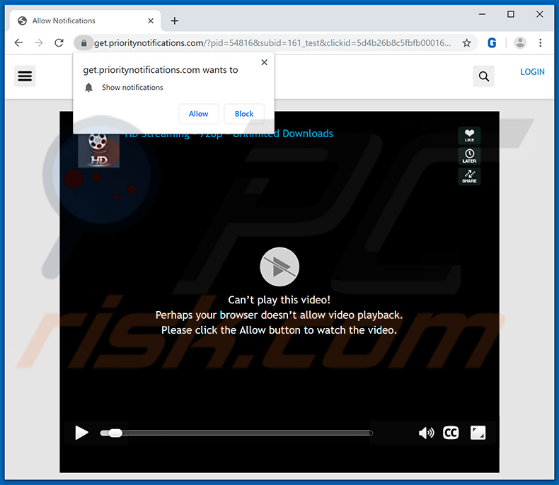 prioritynotifications[.]com pop-up redirects