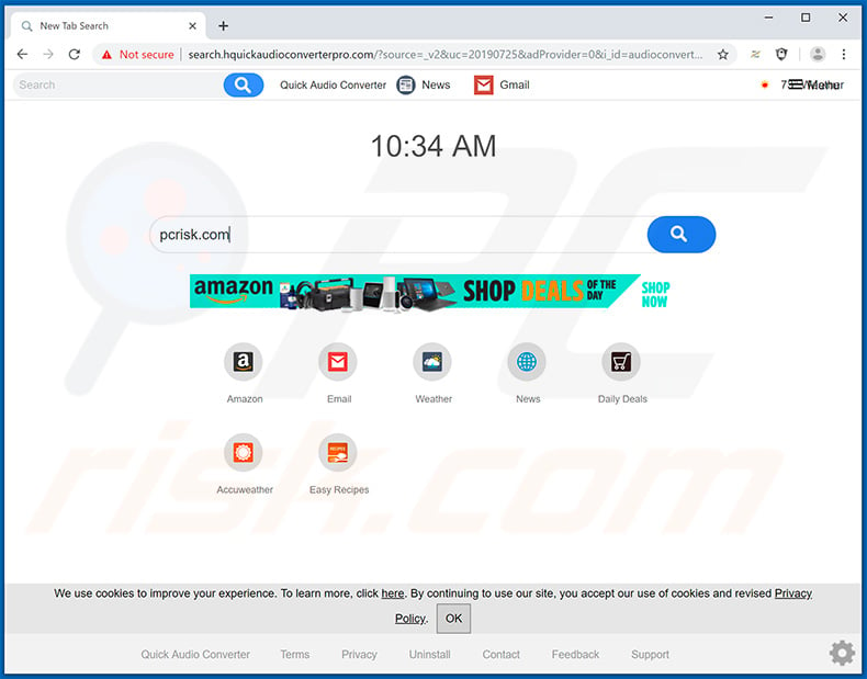 search.hquickaudioconverterpro.com browser hijacker