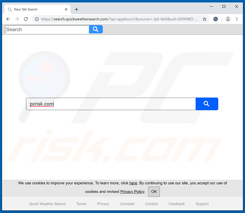 search.quickweathersearch.com browser hijacker