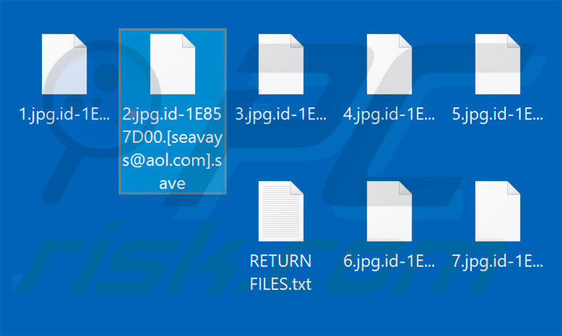 Files encrypted by Save