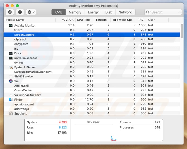 Removing ScreenCapture application step 3