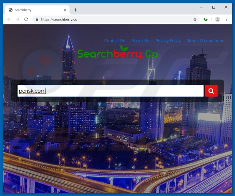 searchberry.co browser hijacker