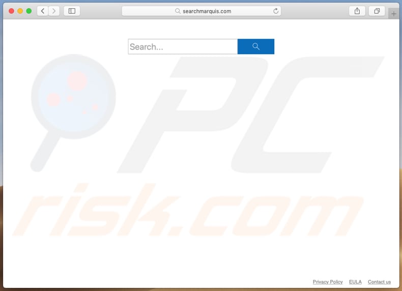 searchmarquis.com browser hijacker on a Mac computer