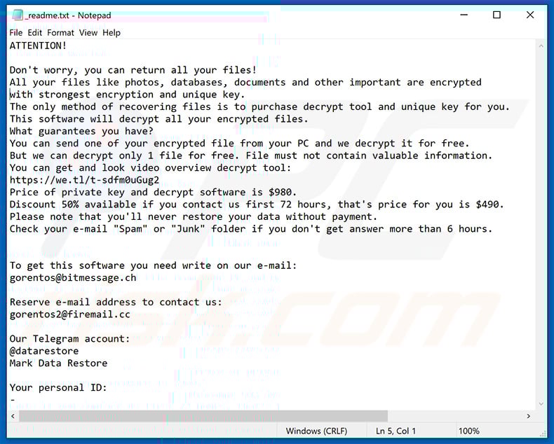 Tocue decrypt instructions