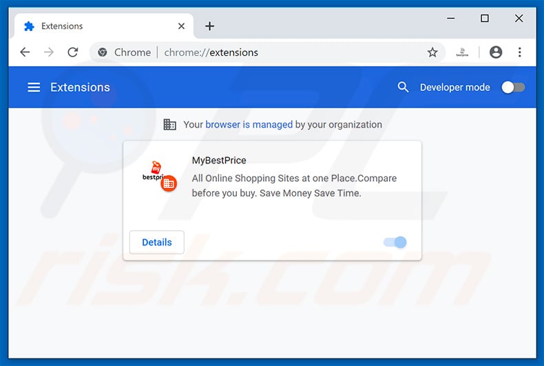 Removing trackpackagehome.com related Google Chrome extensions