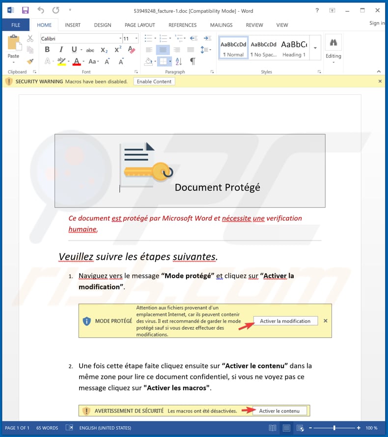 Malicious attachment distributing Varenyky