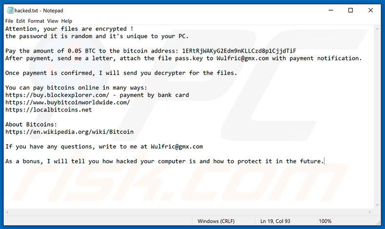 Wulfric decrypt instructions