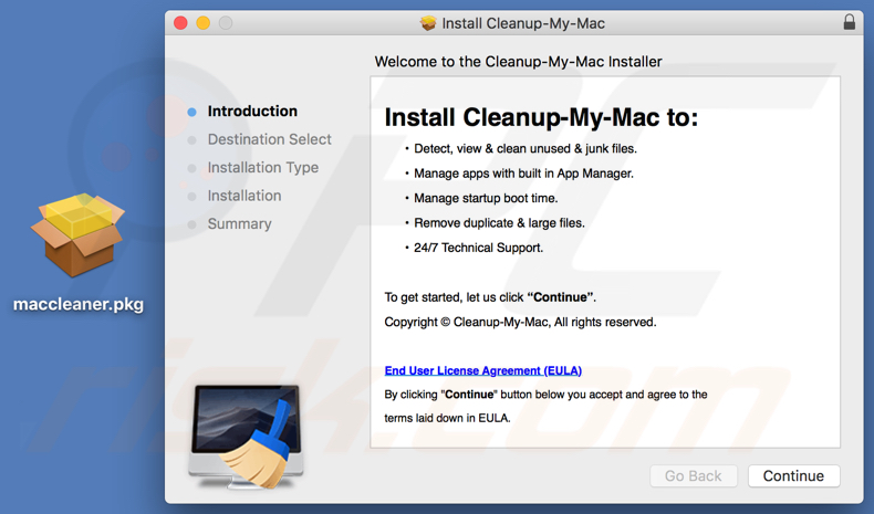 cleanup my mac installation setup