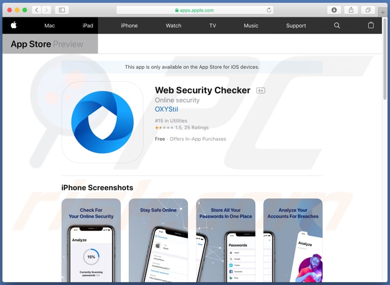Web Security Checker download website