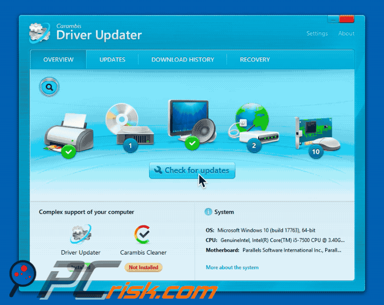 Carambis Driver Updater application