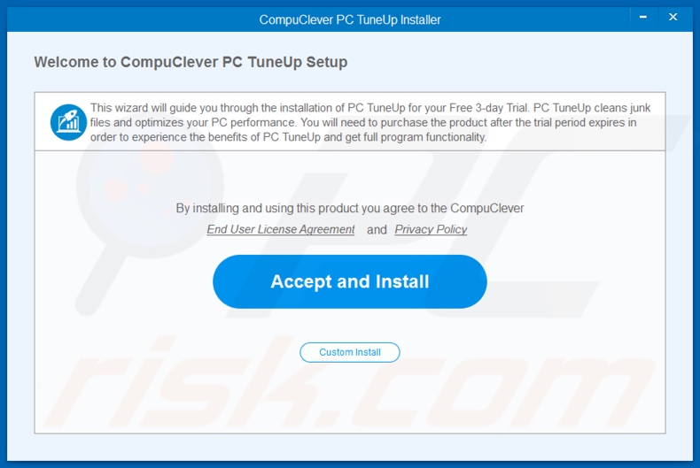 CompuClever PC TuneUp installation setup