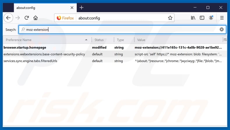 Removing search.currentandbreakingnewstab.com from Mozilla Firefox default search engine