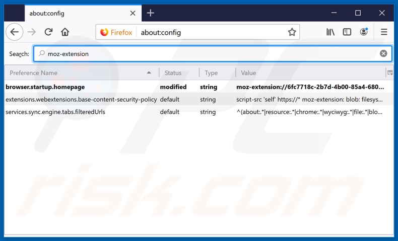 Removing hp.myway.com from Mozilla Firefox default search engine