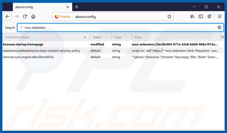 Removing search.freeformsonlinetab.com from Mozilla Firefox default search engine