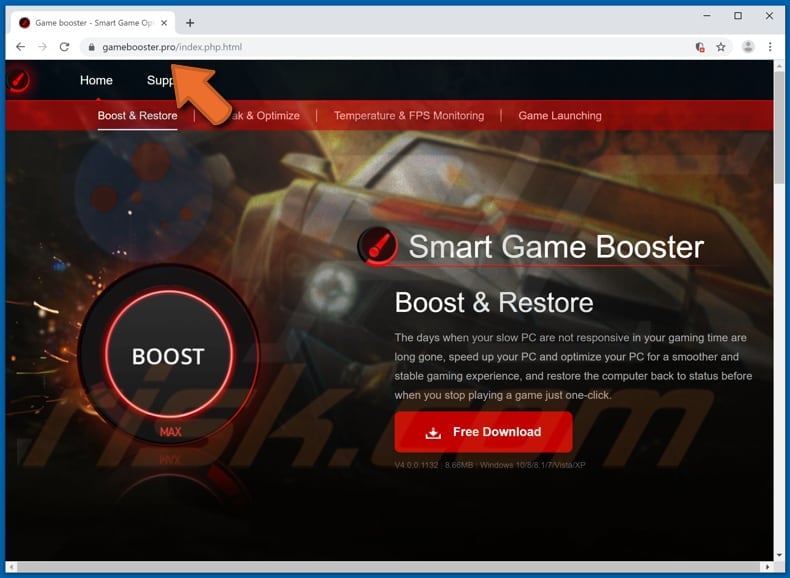 Game Booster malware