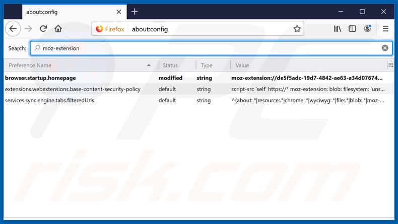 Removing hp.myway.com from Mozilla Firefox default search engine