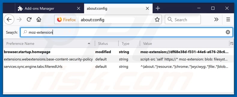 Removing search.hliveradionow.com from Mozilla Firefox default search engine