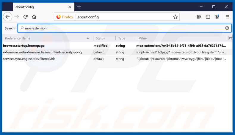 Removing search.localclassifiedshubtab.com from Mozilla Firefox default search engine