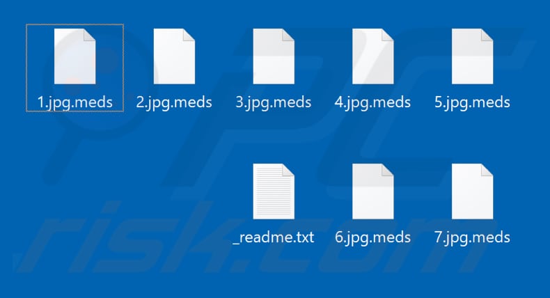 Files encrypted by Meds