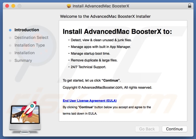 advanced mac booster installation setup