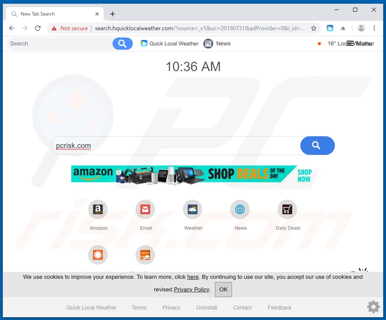 search.hquicklocalweather.com browser hijacker