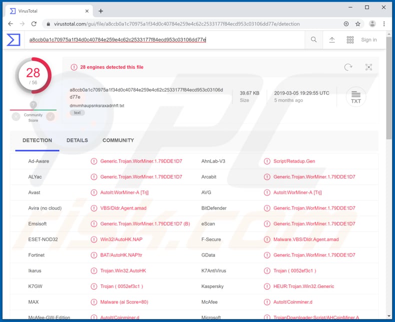 Retadup malware