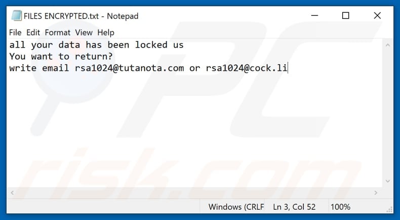 RSA text file