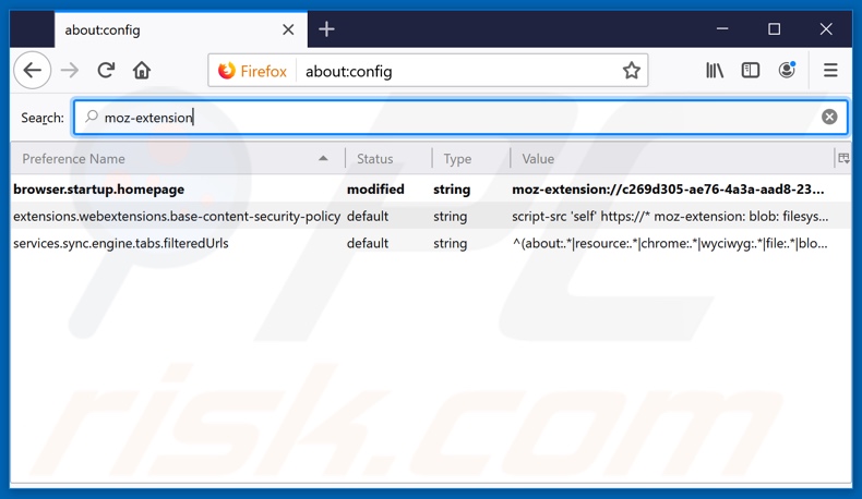 Removing search.hgetsearchhub.com from Mozilla Firefox default search engine
