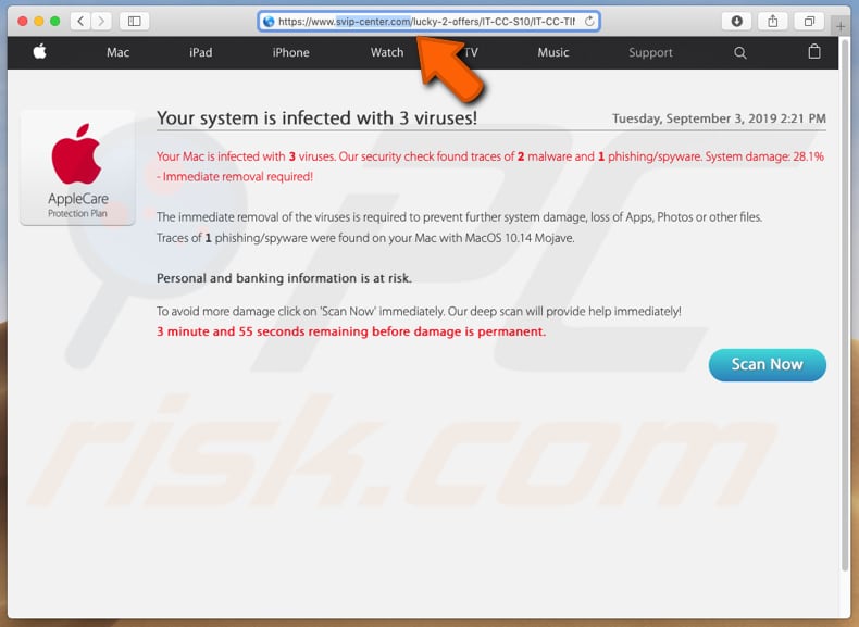svip-center[.]com scam