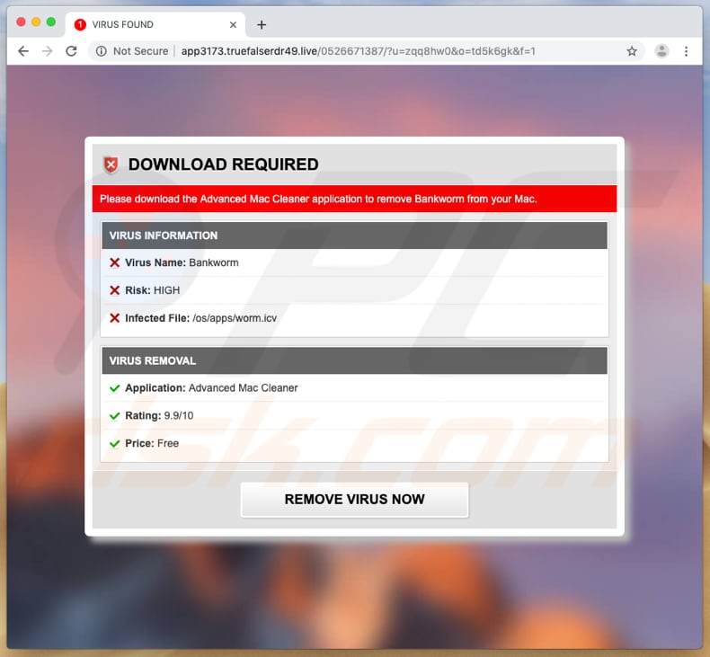 truefalserdr encourages to download unwanted software