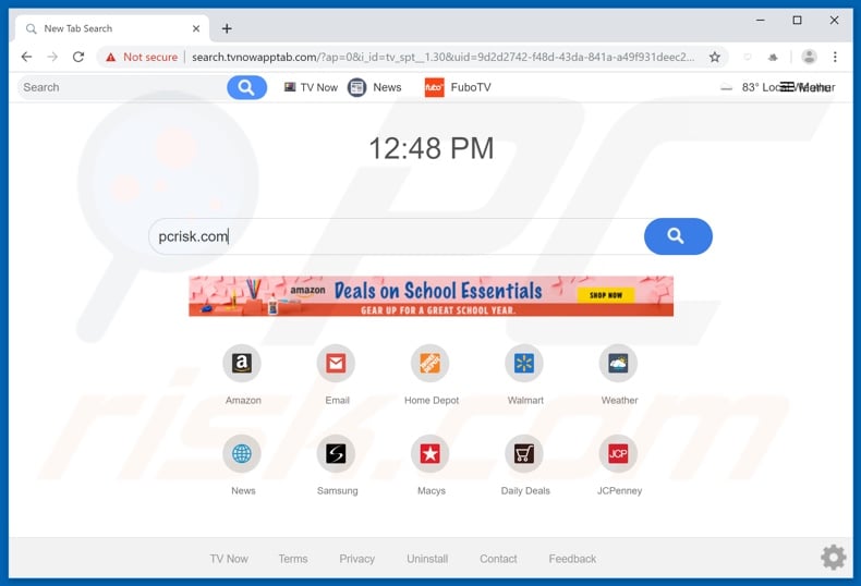 search.tvnowapptab.com browser hijacker
