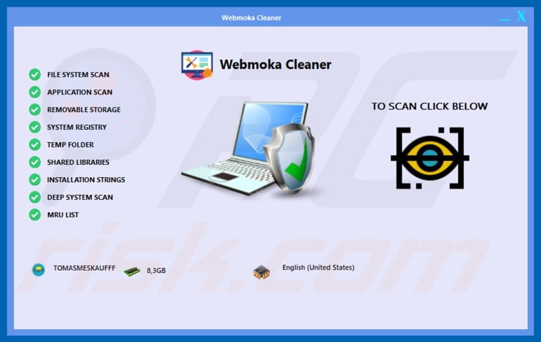 Webmoka PC Cleaner malware