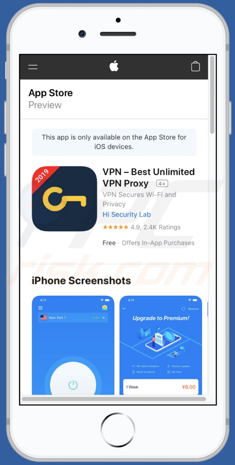 Hi VPN download page