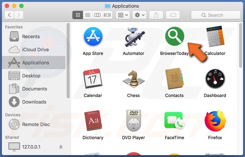 BrowserToday adware