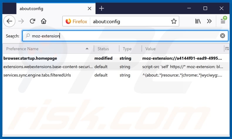 Removing search.directionsmapsfindertab.com from Mozilla Firefox default search engine